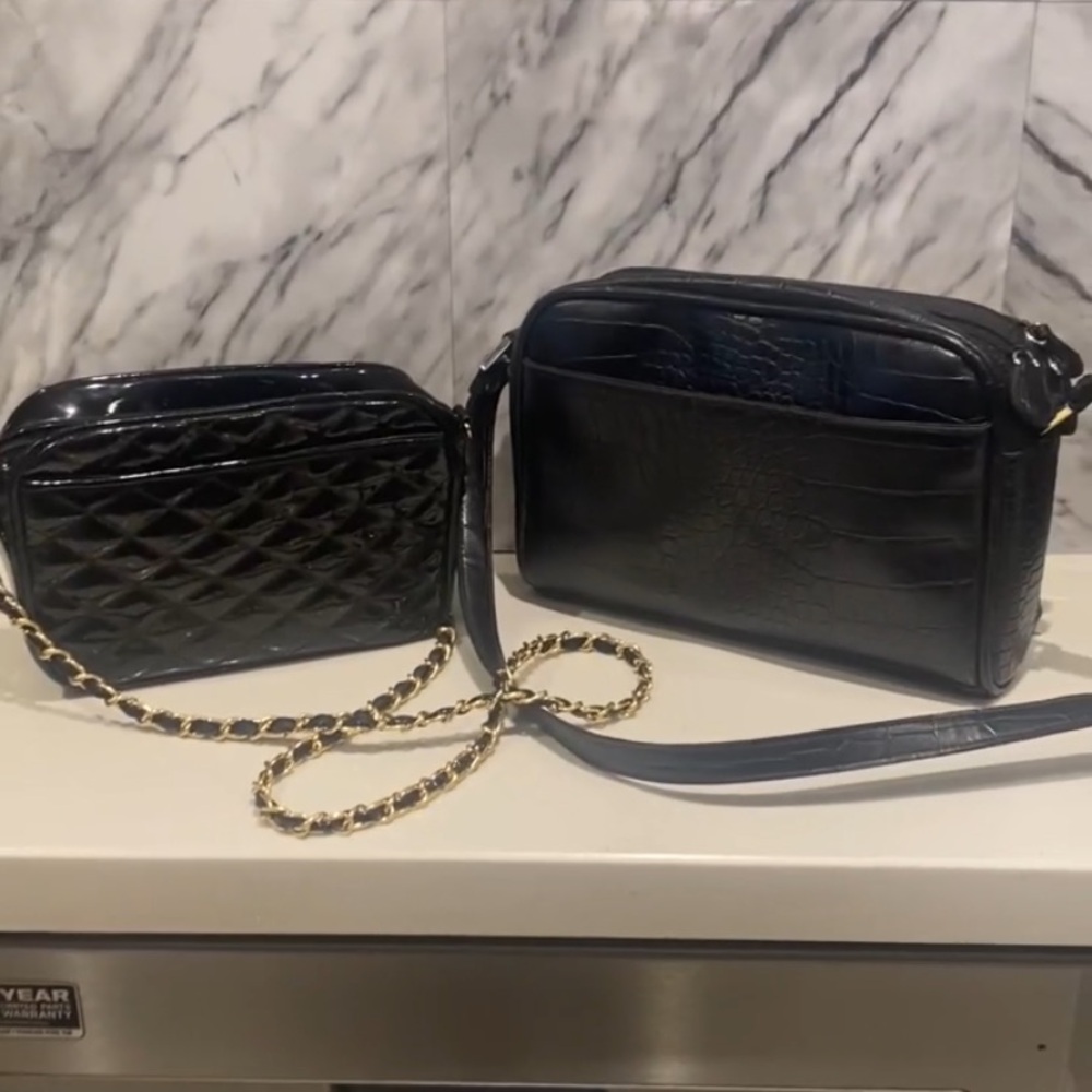 Elegant 2 Black Shoulder Bag - Picture 4 of 12